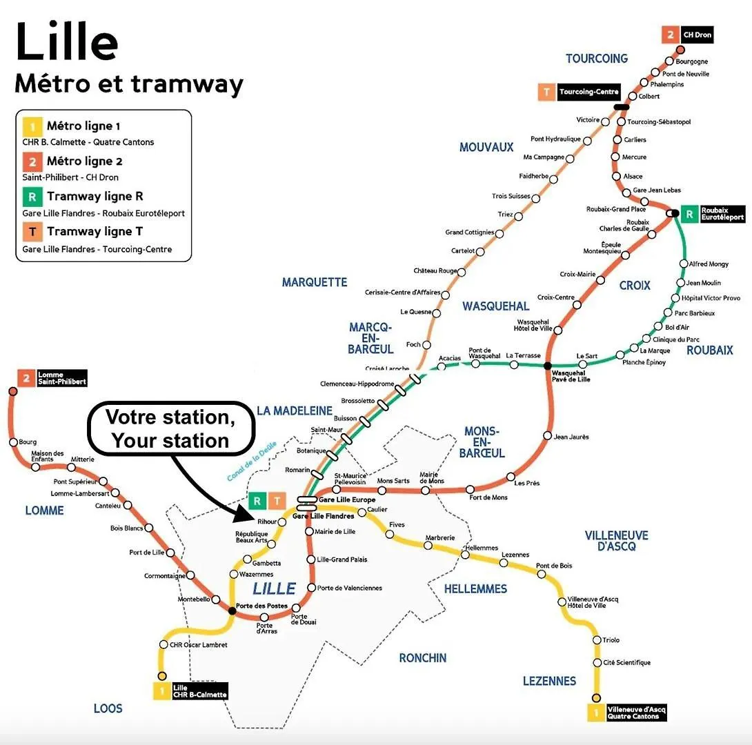 Equipped Apartment Premium Location Lille France